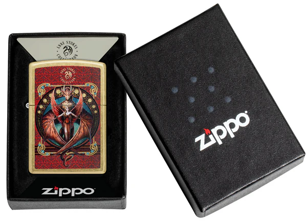 Encendedor Zippo Dorado Dama Mitológica Cod 46689
