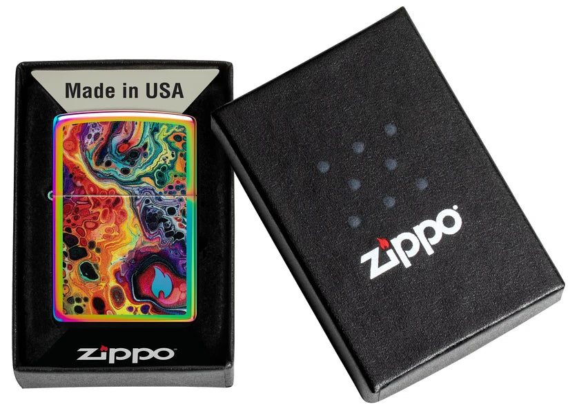 Encendedor Zippo Tornasol Magma Hipnotizante 46938
