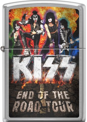 Encendedor Zippo Cromo Kiss End Of The Road Tour Cod 46973