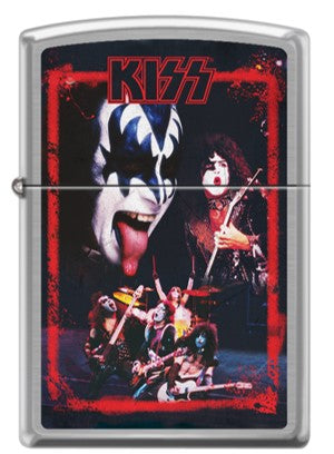 Encendedor Zippo Cromo Kiss Grupo Cod 46975