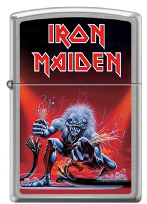 Encendedor Zippo Cromo Iron Maiden Eddie Cables Cod 46990