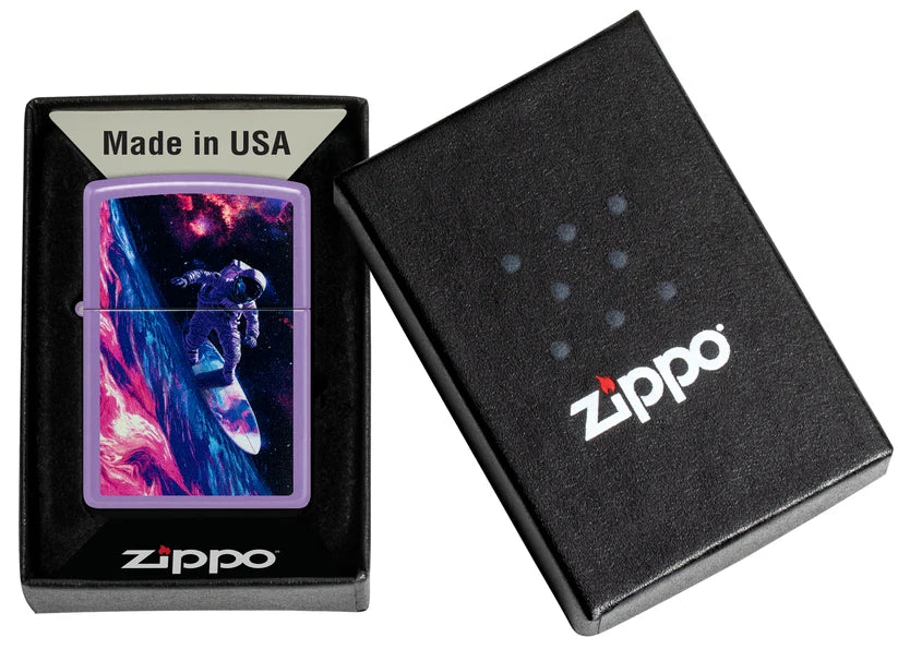 Encendedor Zippo Fucsia Astronauta Surf 46999