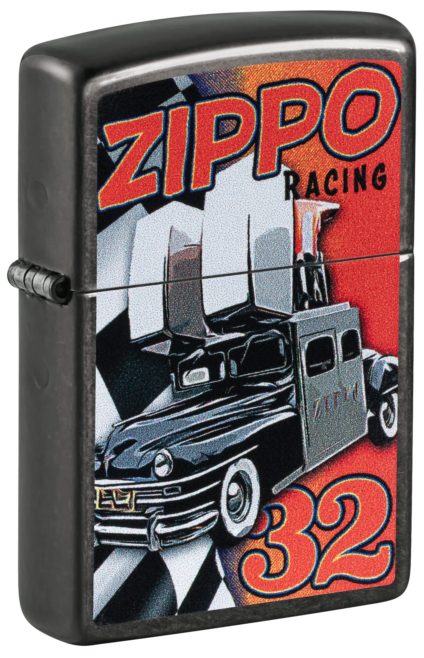 Encendedor Zippo Negro Mate Carro 32 47508