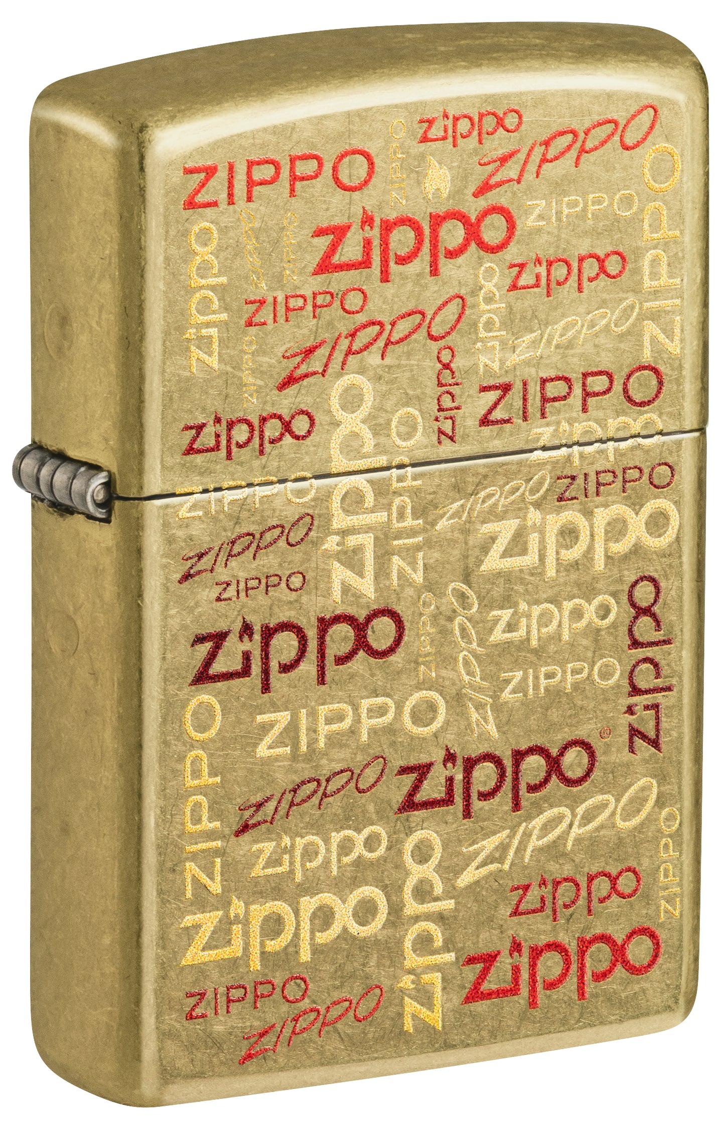 Encendedor Zippo Dorado Logos Cod 48703