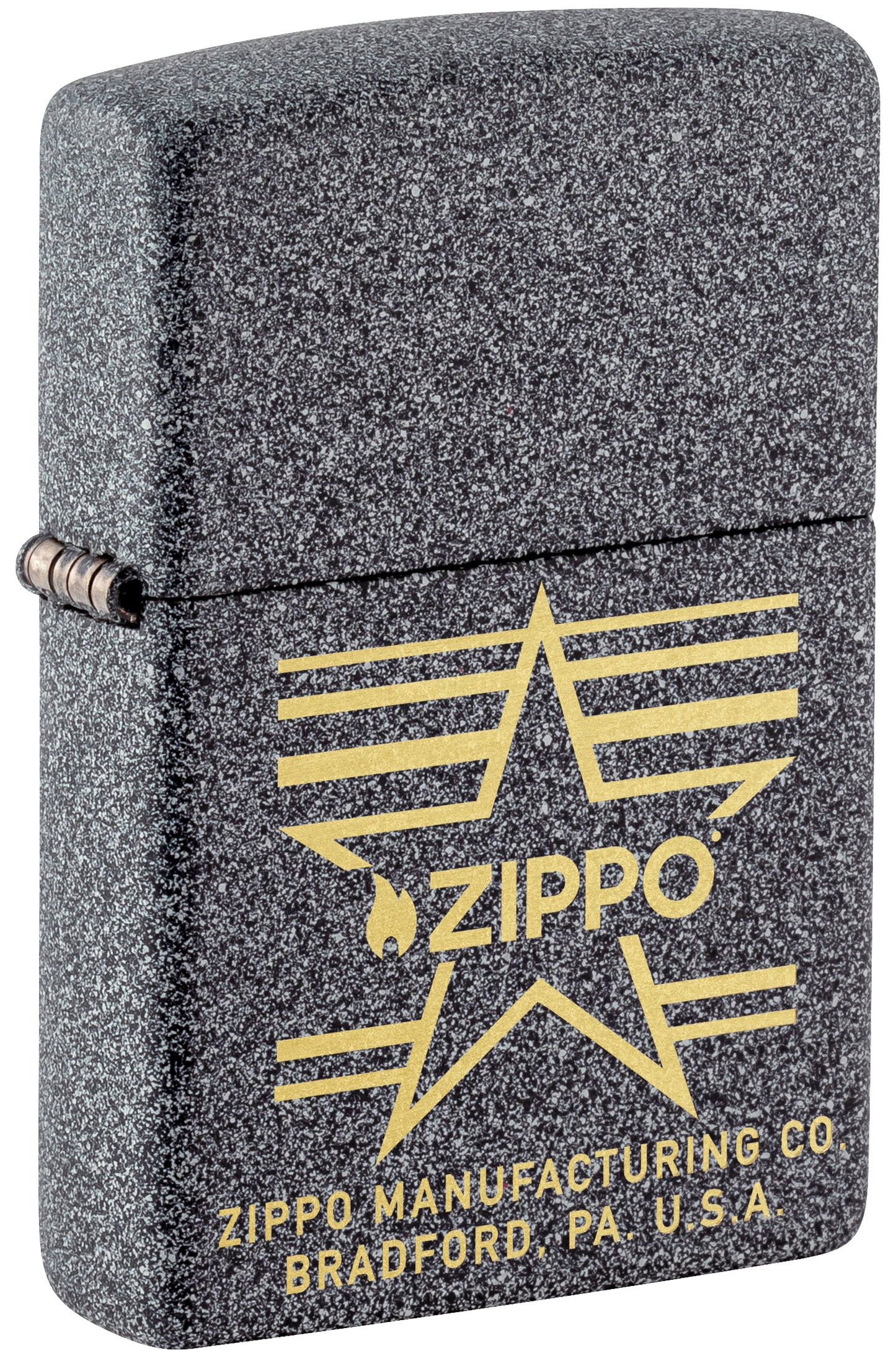 Encendedor Zippo Gris Piedra Estrella Cod 48711