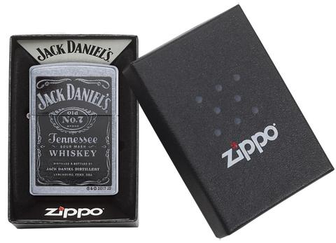 Encendedor Zippo Cromado Sello Jack Daniel's - Cod 24779