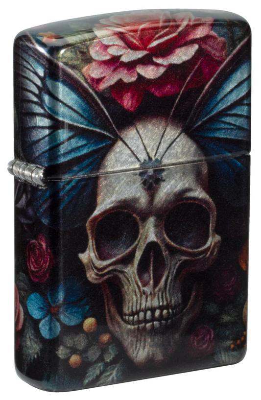 Encendedor Zippo Calavera Rosas 540 Cod 46848