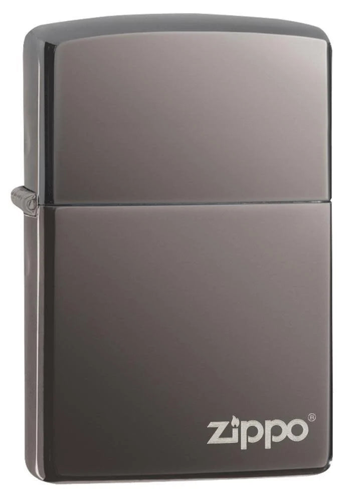 Encendedor Zippo Negro Con Logo 150ZL