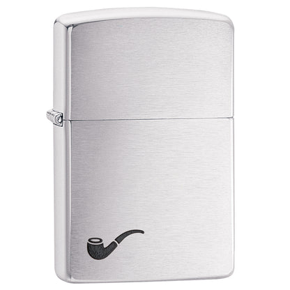 Encendedor Zippo Para Pipa Cromo Cepillado - Cod 200pl