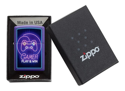 Encendedor Zippo Purpura Mate Imagen A Color Cod 49157
