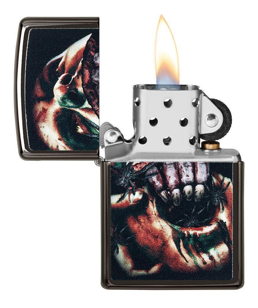 Encendedor Zippo Negro Espejo - Cod 49117