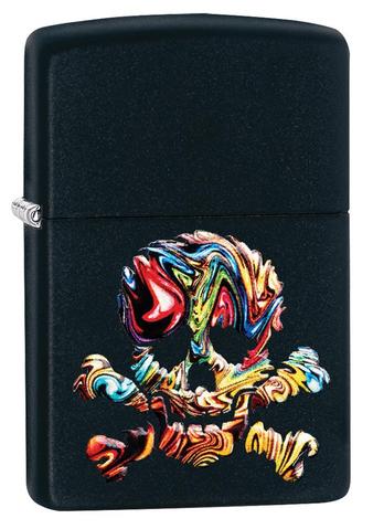 Encendedor Zippo Calavera Multicolor Cod. 49187
