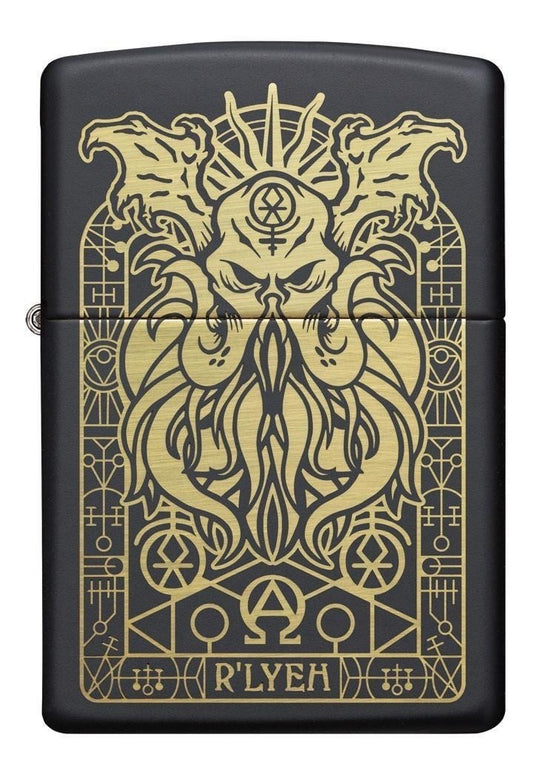Encendedor Zippo Negro Mate Monstruo Cod 29965
