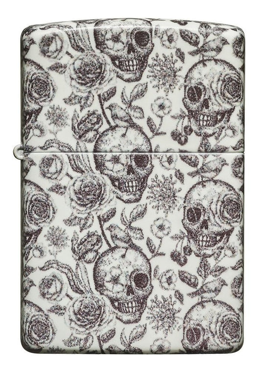 Encendedor Zippo Esqueleto Brilla En La Oscurida - Cod 49458