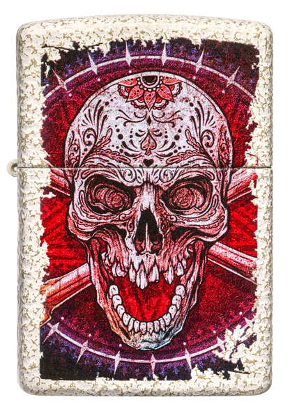 Encendedor Zippo Calavera Mercurio Cod 49410