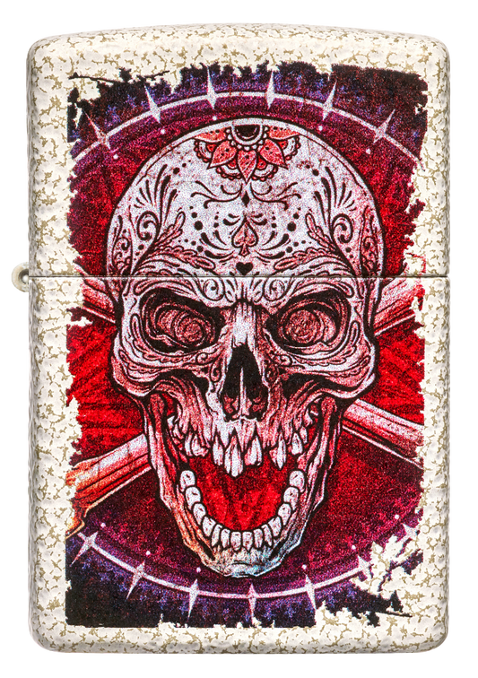 Encendedor Zippo Calavera Mercurio Cod 49410