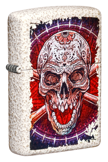 Encendedor Zippo Calavera Mercurio Cod 49410