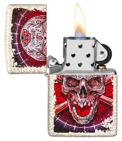 Encendedor Zippo Calavera Mercurio Cod 49410