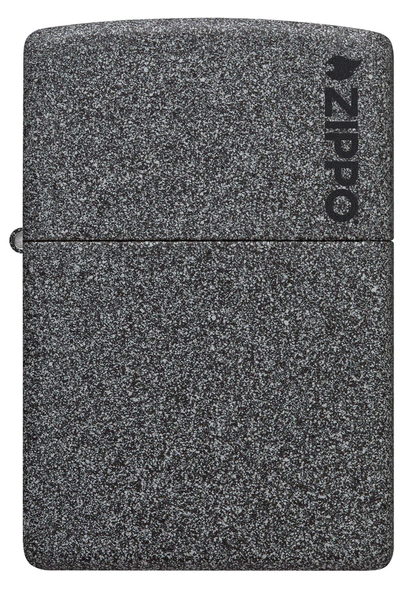 Encendedor Zippo Gris Hierro Logo Cod 211ZL