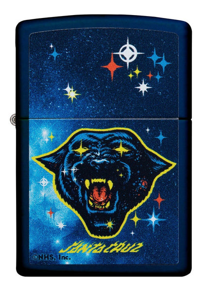 Encendedor Zippo Azul Santa Cruz Pantera Cod 49613