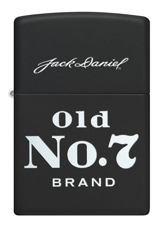 Encendedor Zippo Negro Mate Jack Daniels Cod - 49823