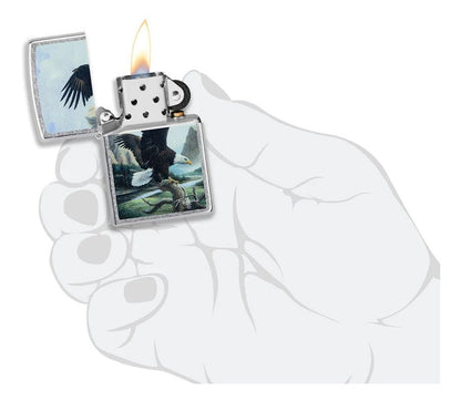 Encendedor Zippo Cromo Águila Cod - 49822