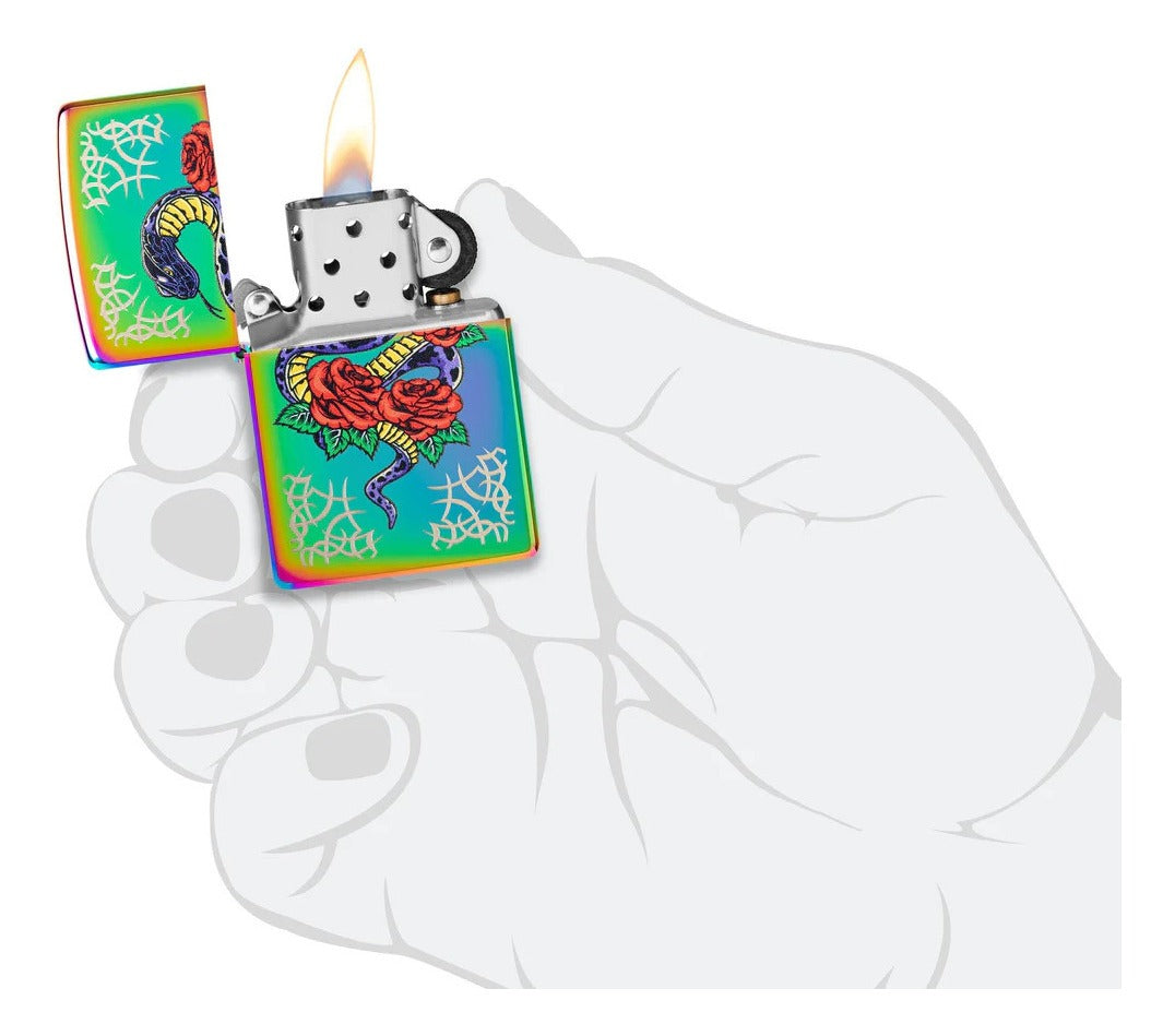Encendedor Zippo Tornasol Tatuaje Cod - 48395
