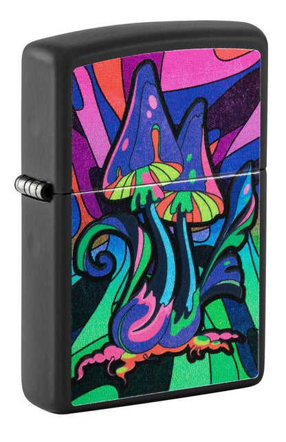 Encendedor Zippo Negro Mate Hongo Counter Cod - 48386