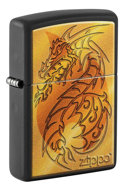 Encendedor Zippo Negro Medieval Mitológico Cod - 48364