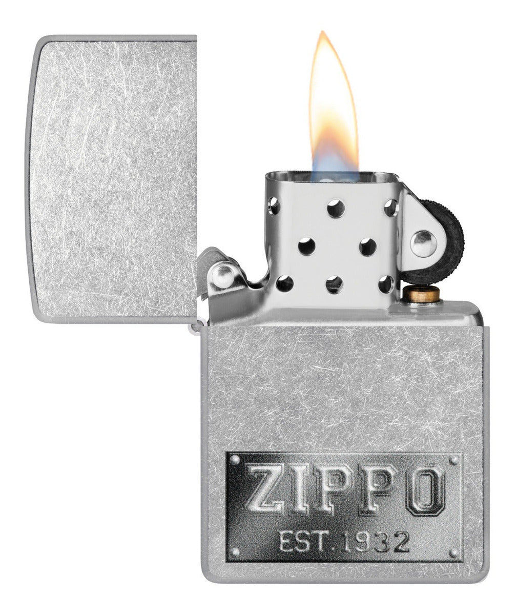 Encendedor Zippo Cromo Cepillado 1932 Cod - 48487