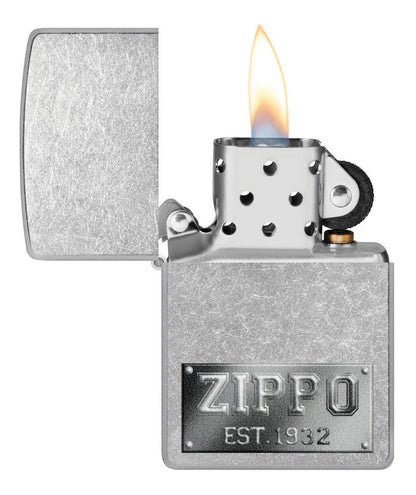 Encendedor Zippo Cromo Cepillado 1932 Cod - 48487
