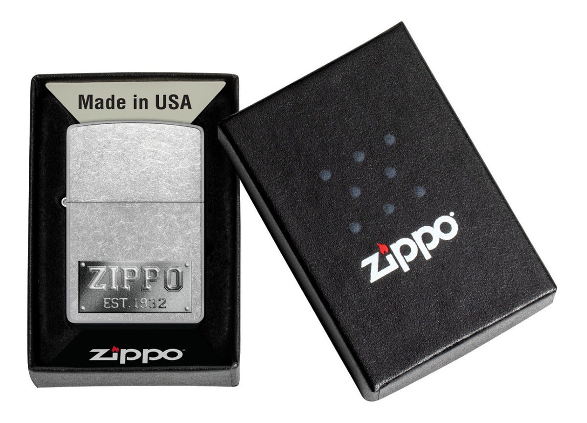 Encendedor Zippo Cromo Cepillado 1932 Cod - 48487