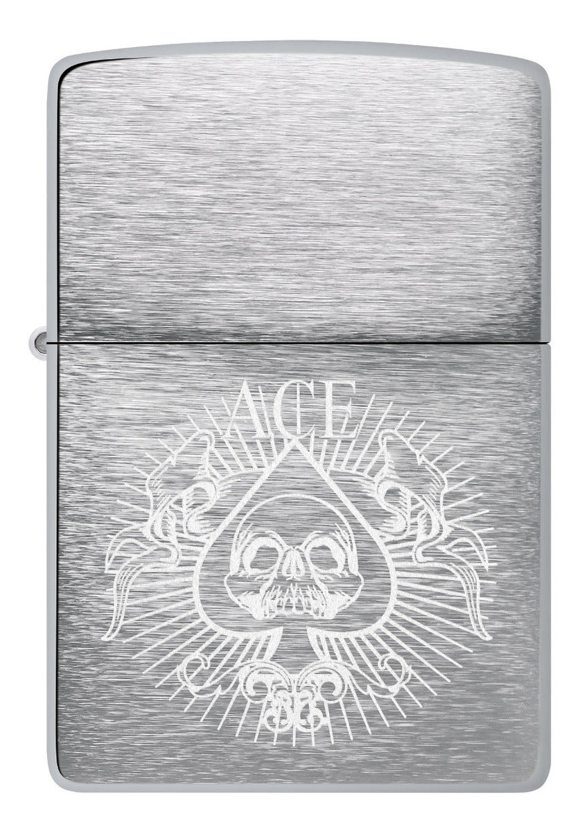 Encendedor Zippo Cromo As De Picas Cod - 48500