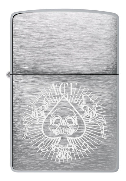 Encendedor Zippo Cromo As De Picas Cod - 48500