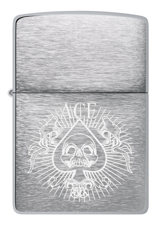 Encendedor Zippo Cromo As De Picas Cod - 48500