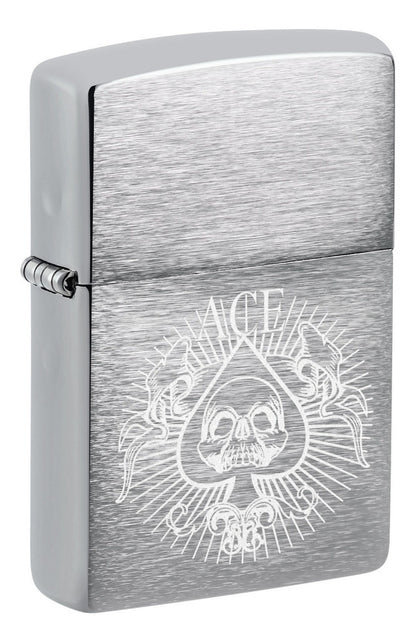 Encendedor Zippo Cromo As De Picas Cod - 48500