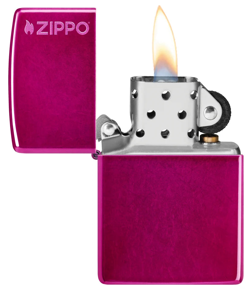 Encendedor Zippo Frambuesa Metalizado Logo 24003ZL