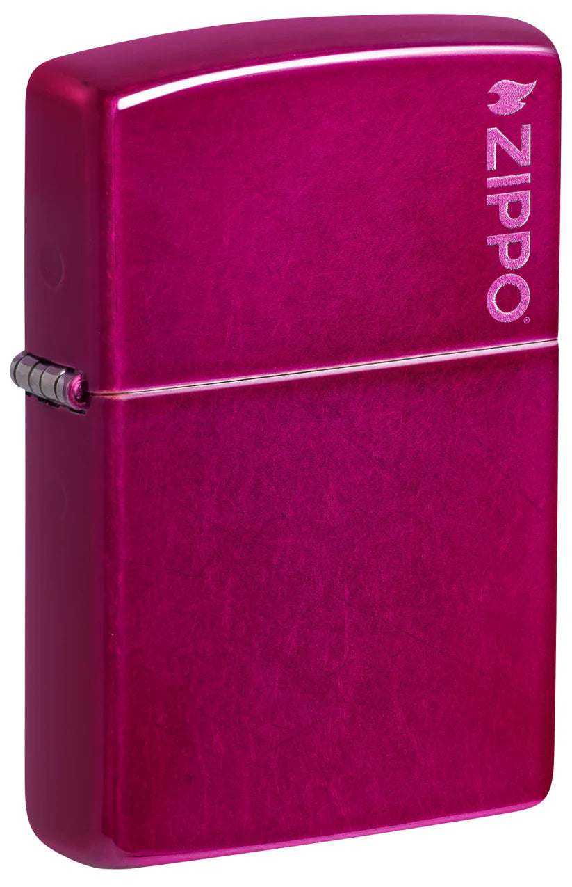Encendedor Zippo Frambuesa Metalizado Logo 24003ZL