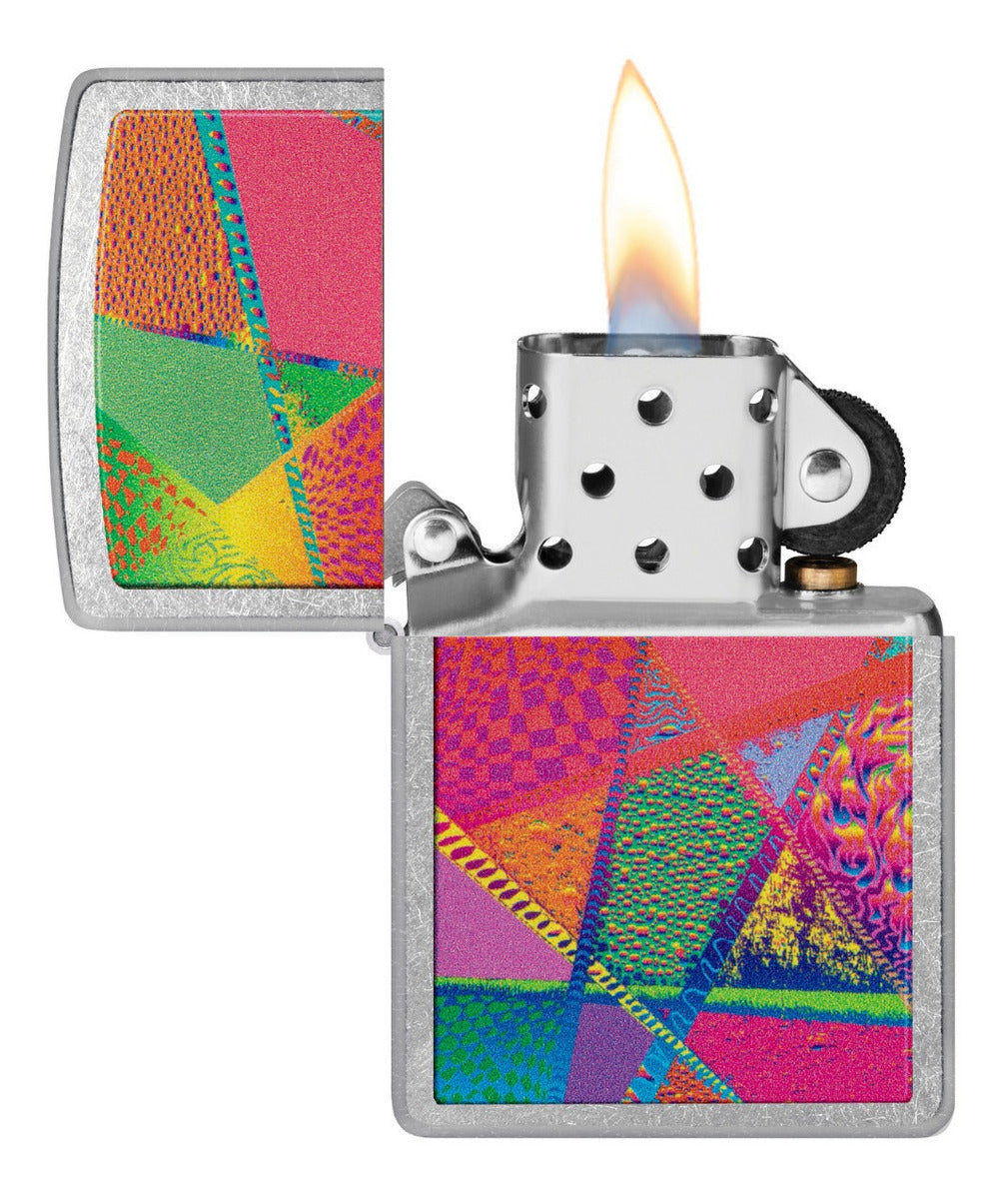 Encendedor Zippo Arte Abstracto Colores Cod - 48498