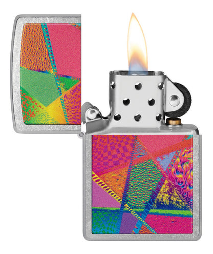Encendedor Zippo Arte Abstracto Colores Cod - 48498
