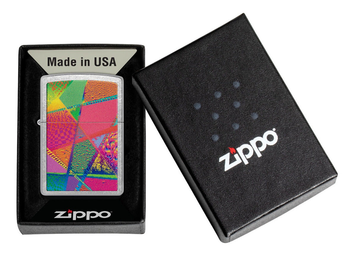 Encendedor Zippo Arte Abstracto Colores Cod - 48498