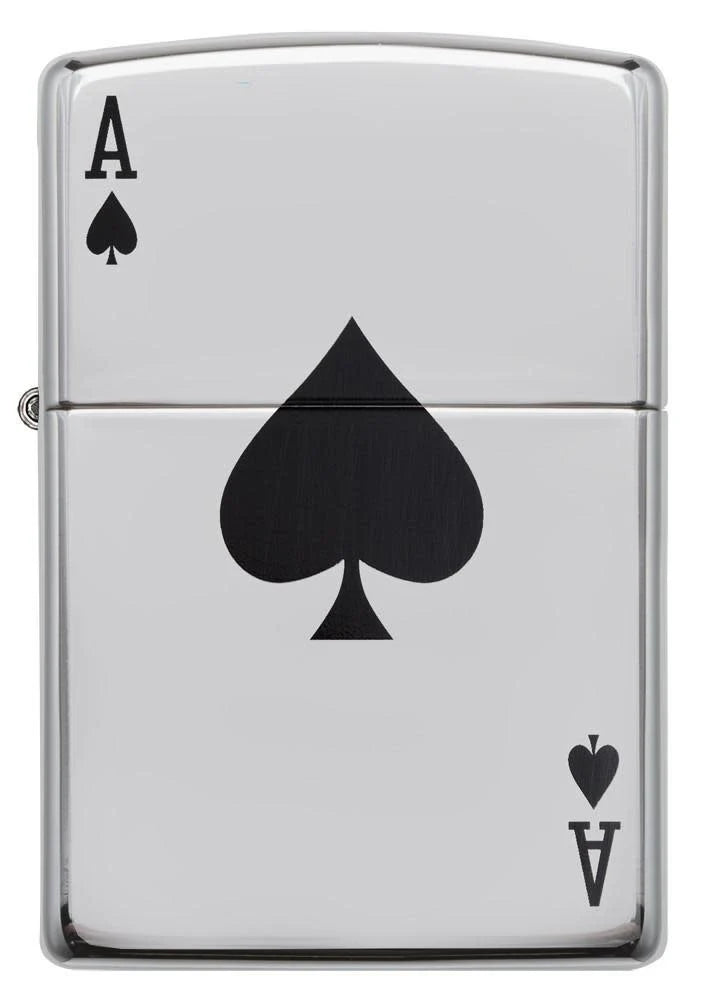 Encendedor Zippo Cromo Espejo Naipe - Cod 24011