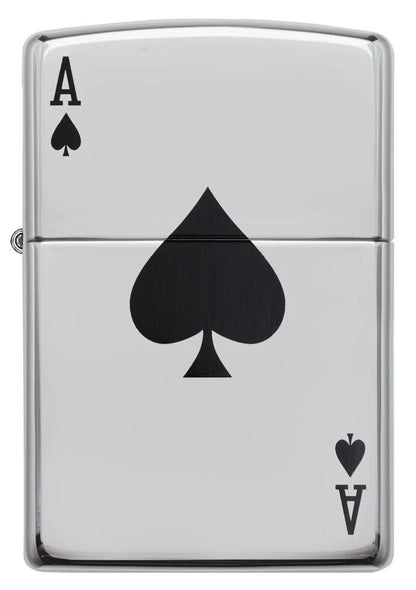 Encendedor Zippo Cromo Espejo Naipe - Cod 24011