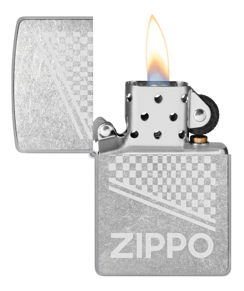 Encendedor Zippo Cromo Logo Lustre Cod - 48492
