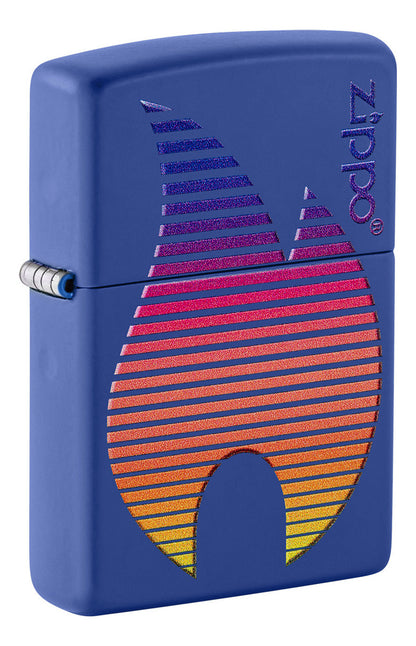 Encendedor Zippo Azul Llama Multicolor Cod 48996
