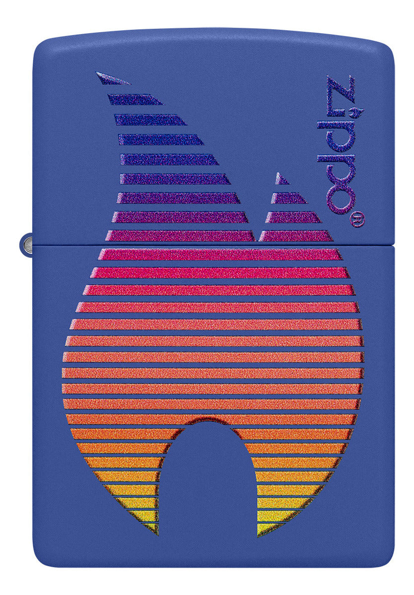 Encendedor Zippo Azul Llama Multicolor Cod 48996