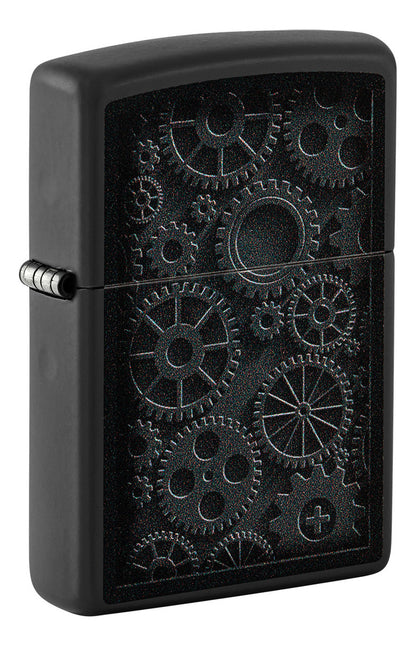 Encendedor Zippo Negro Mate Piñones Cod 48999