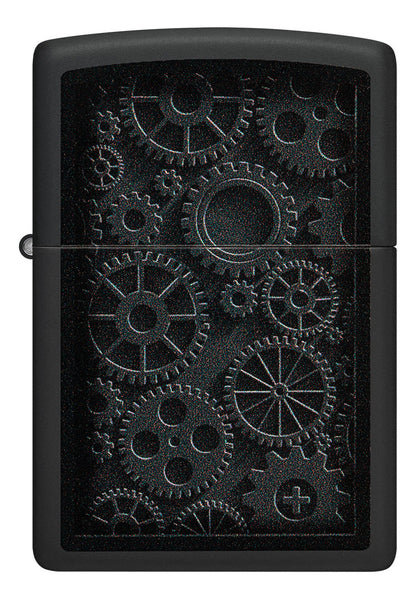 Encendedor Zippo Negro Mate Piñones Cod 48999
