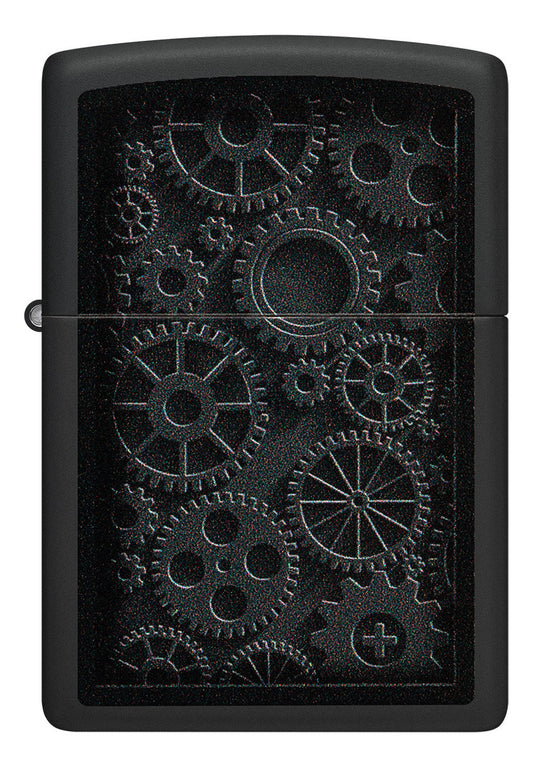 Encendedor Zippo Negro Mate Piñones Cod 48999