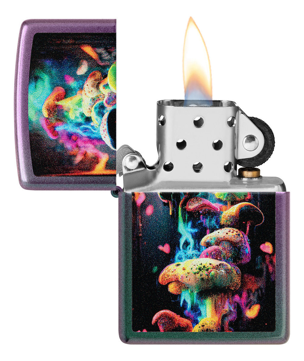 Encendedor Zippo Iridiscente Hongos Cod 48929